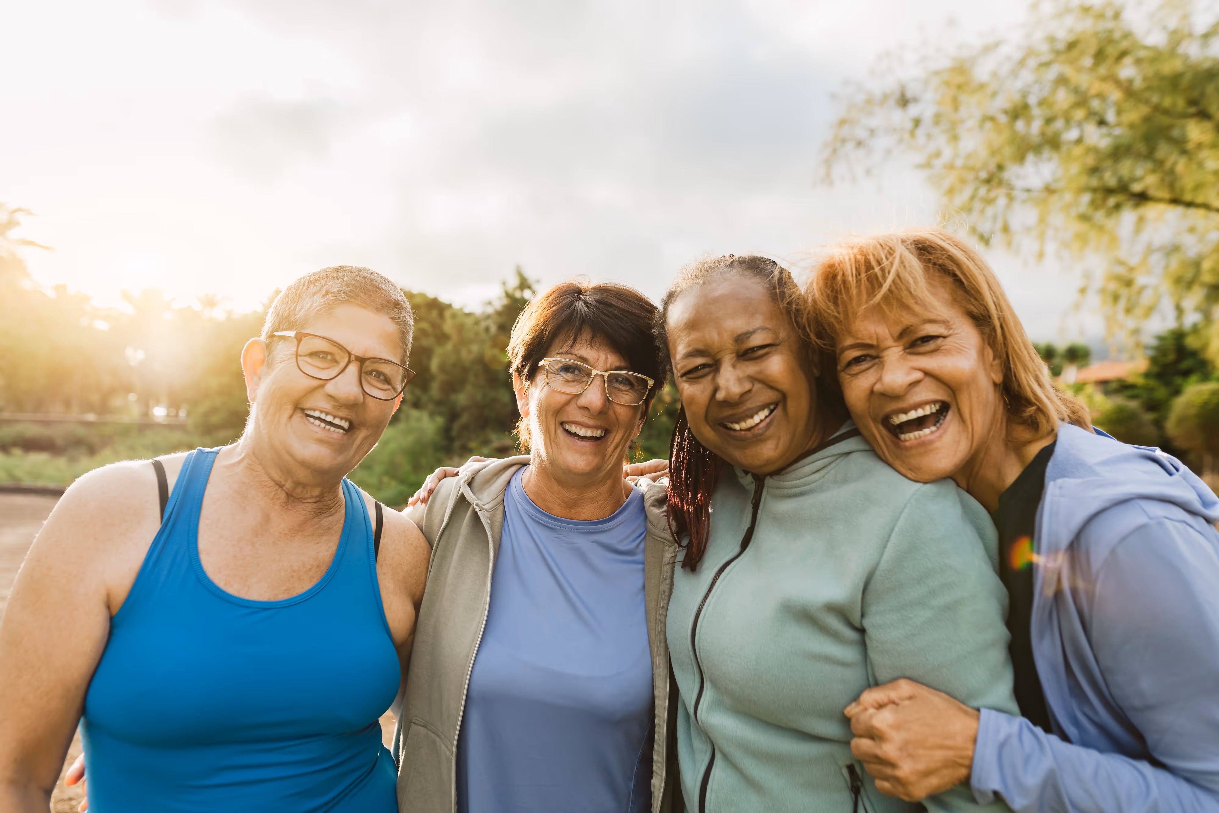 Back view of building