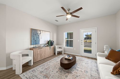 living room with couch