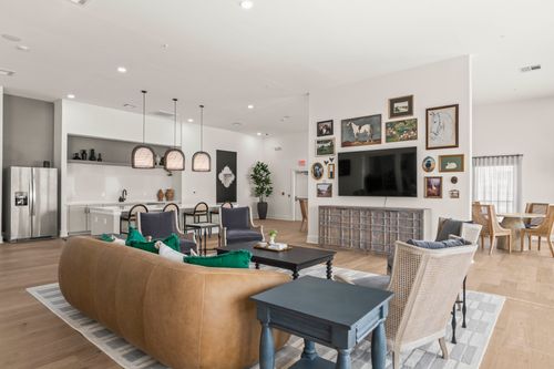 Clubhouse seating area