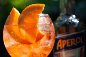 The Aperol spritz summer cocktail is 2-for-1 all night!
