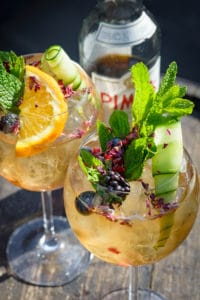 The Pimm's Cup summer cocktail from Sub 13.