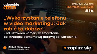 Miniatura webinaru adcookie talks o video marketingu