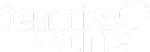 Logo z napisem tennis zone i piłką tenisową.