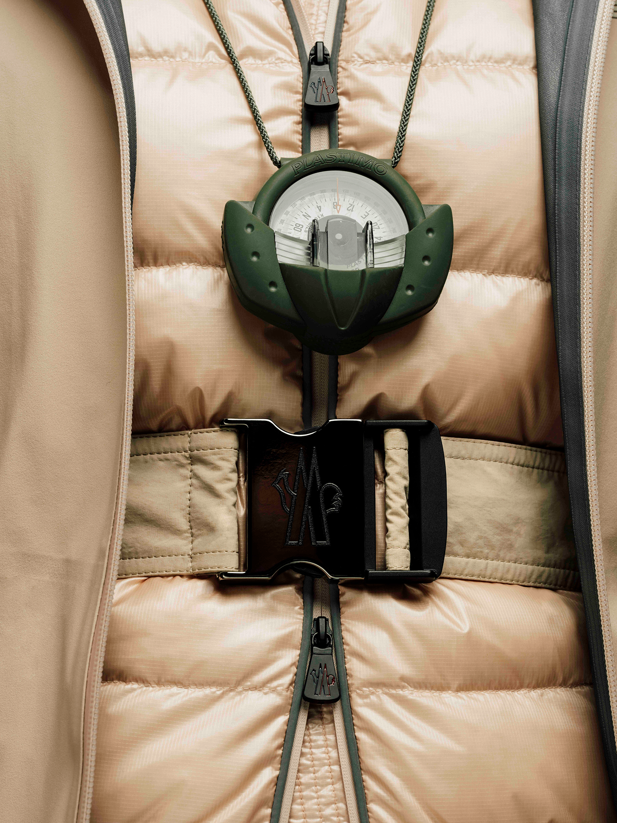 Fashion still from RESH Moncler Grenoble campaign –  close look jacket