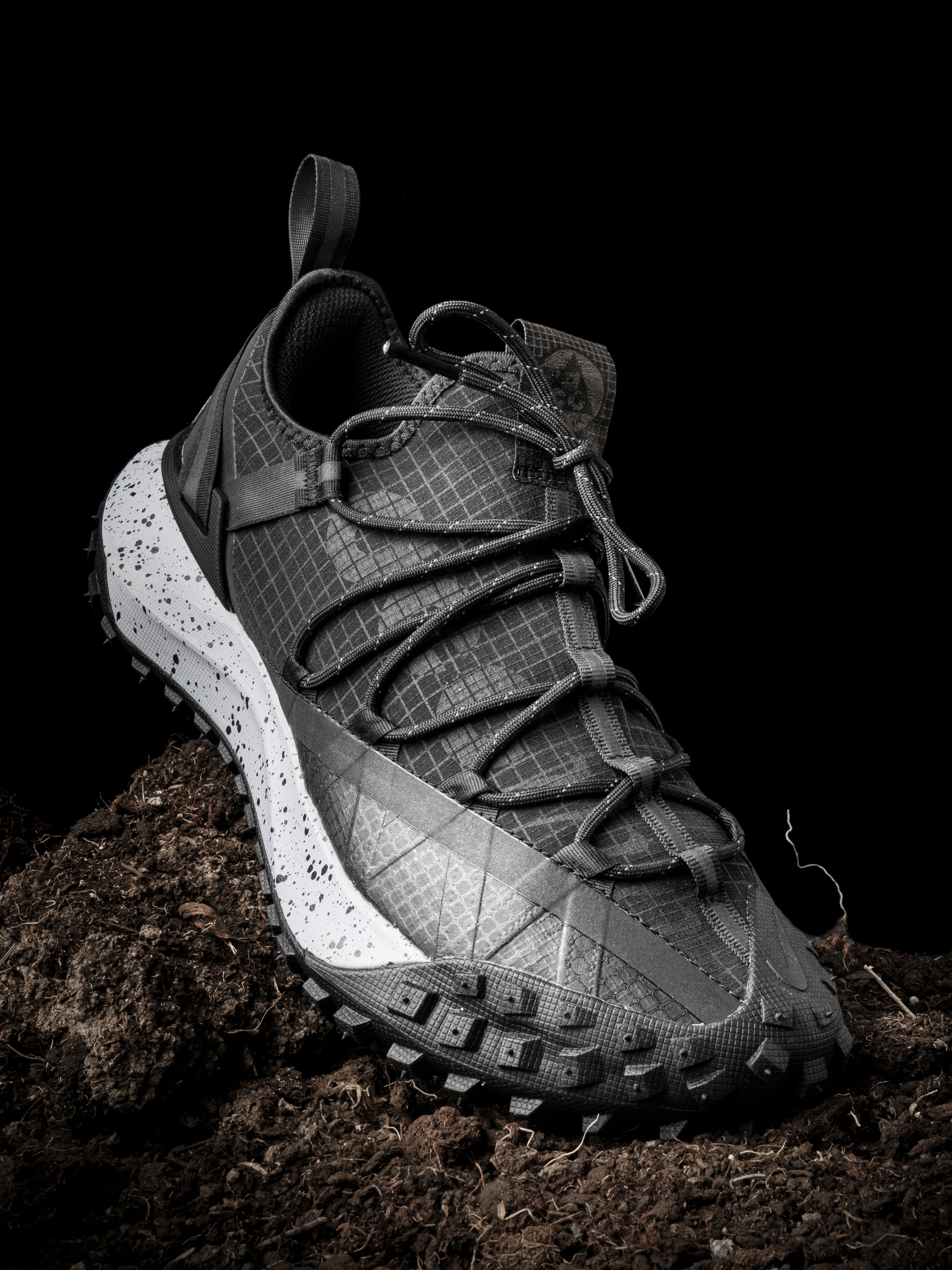 Cinematic still from RESH automotive project — dynamic motion shot with footwear