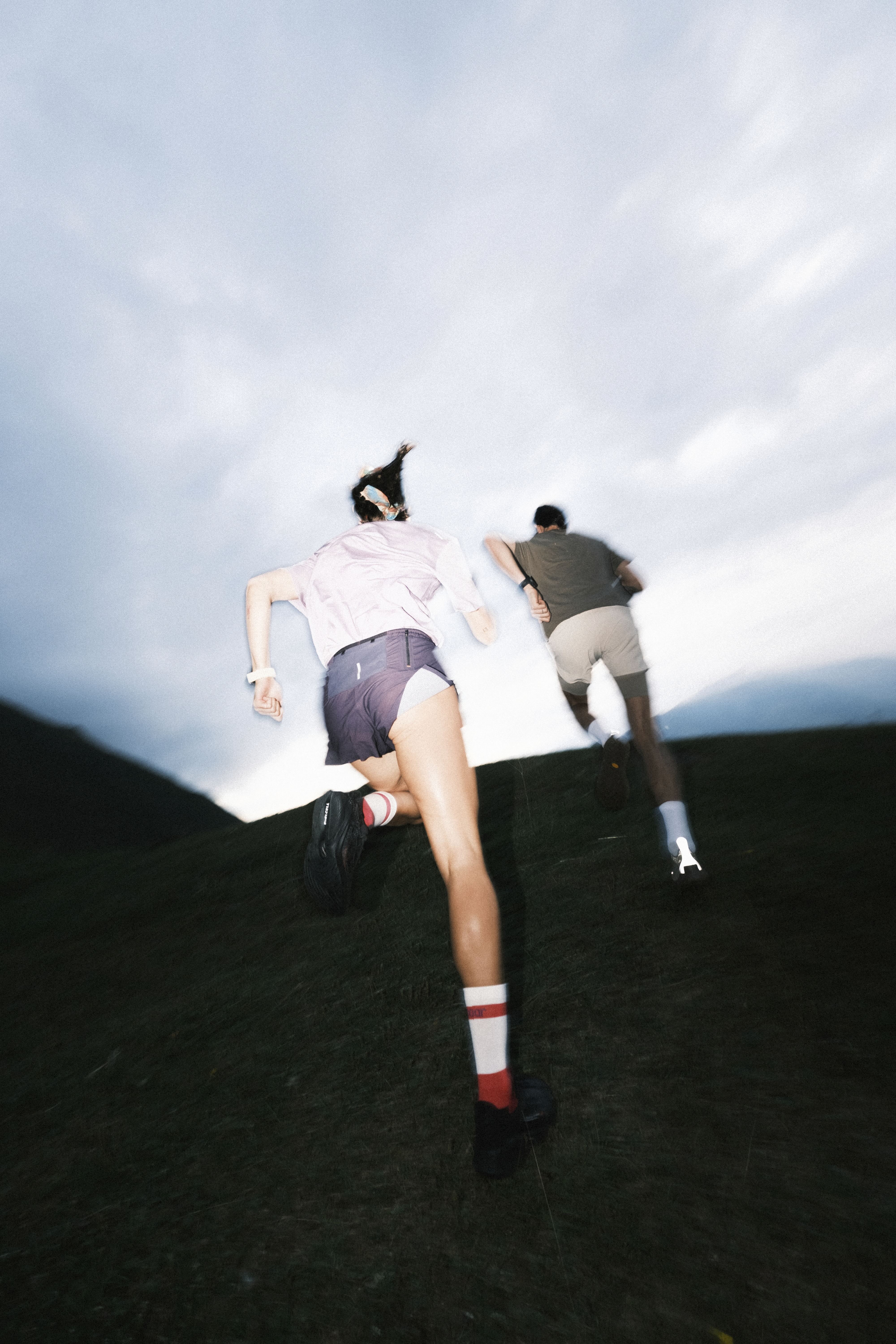 Cinematic from RESH selected archive commercial or creative campaign — wide frame with natural lighting and models running