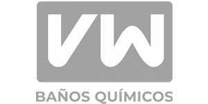 Stylized logo with white letters resembling 'vw' on a dark background.