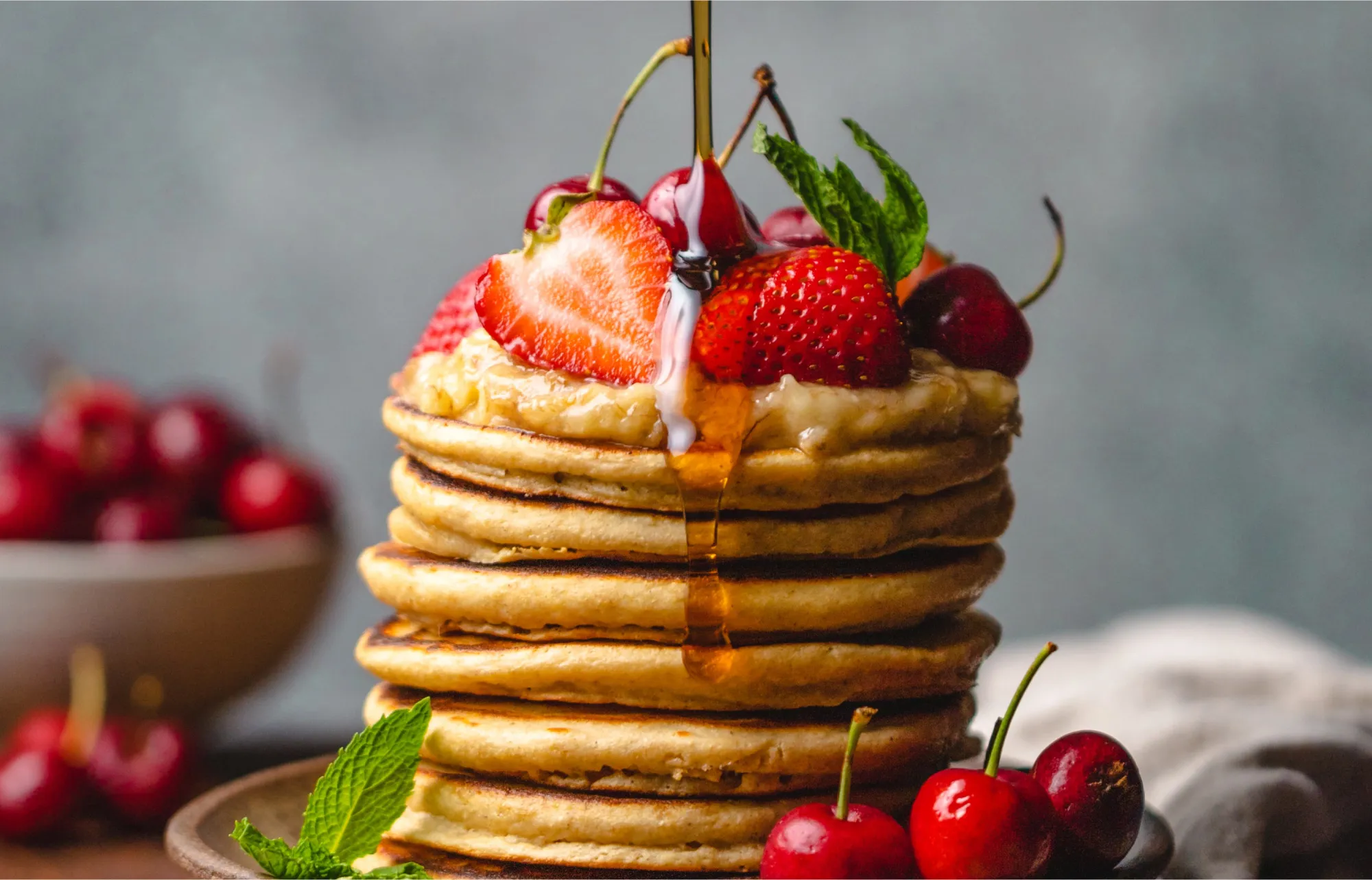 Quick and Easy Peanut Butter Pancakes