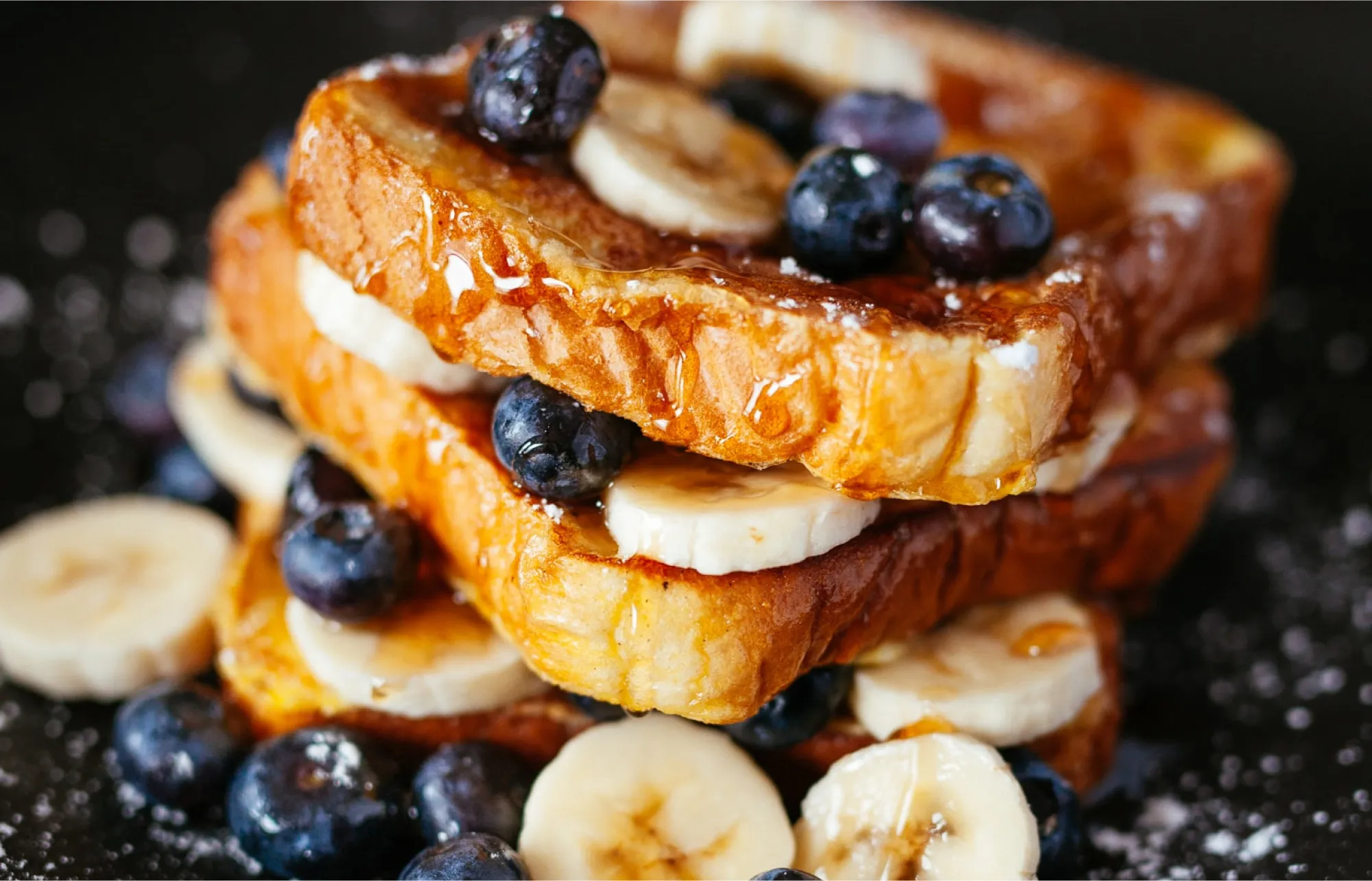 Blueberry + Banana French Toast