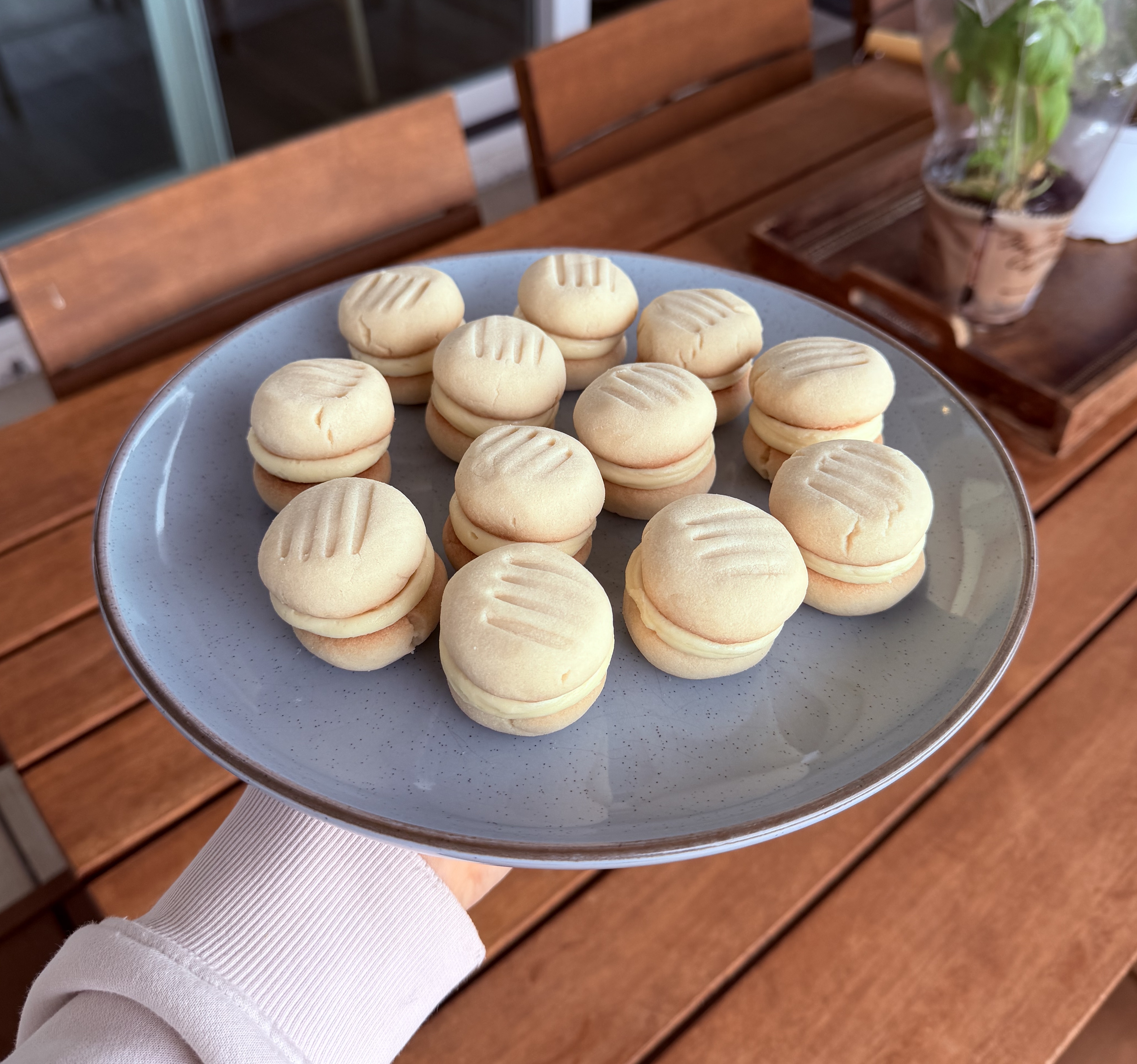 Melting Moments with Passionfruit Frosting