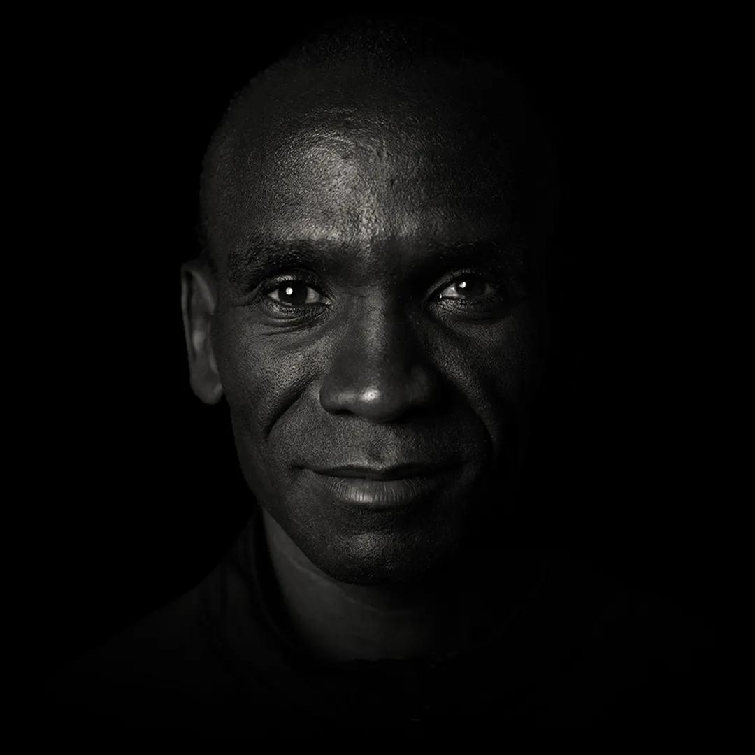 Portrait of Eliud Kipchoge.
