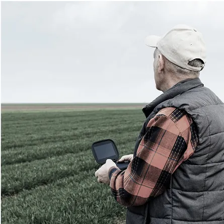Farmer in the field