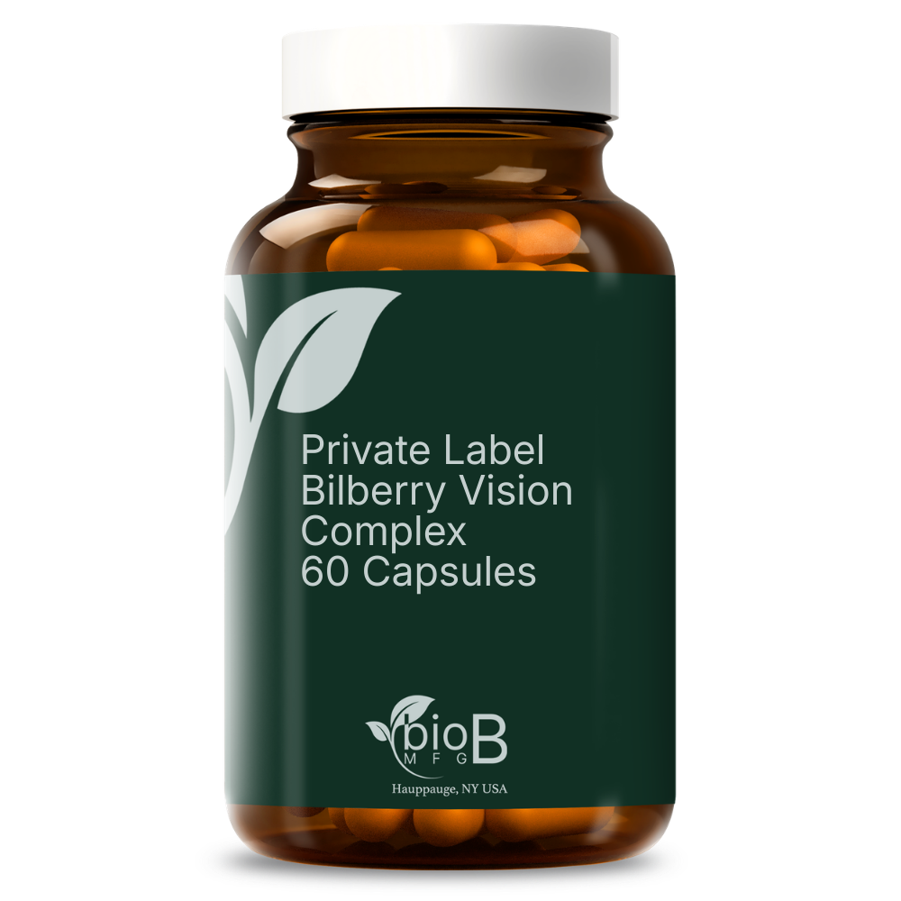 Private Label Bilberry Vision Complex, 60 Capsules