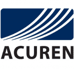 Acuren company logo with blue curved lines above the company name.