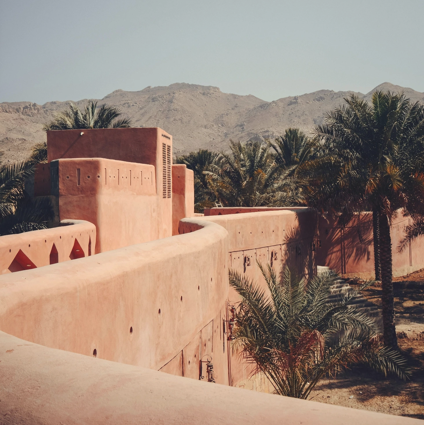 A Moroccan villa in the country