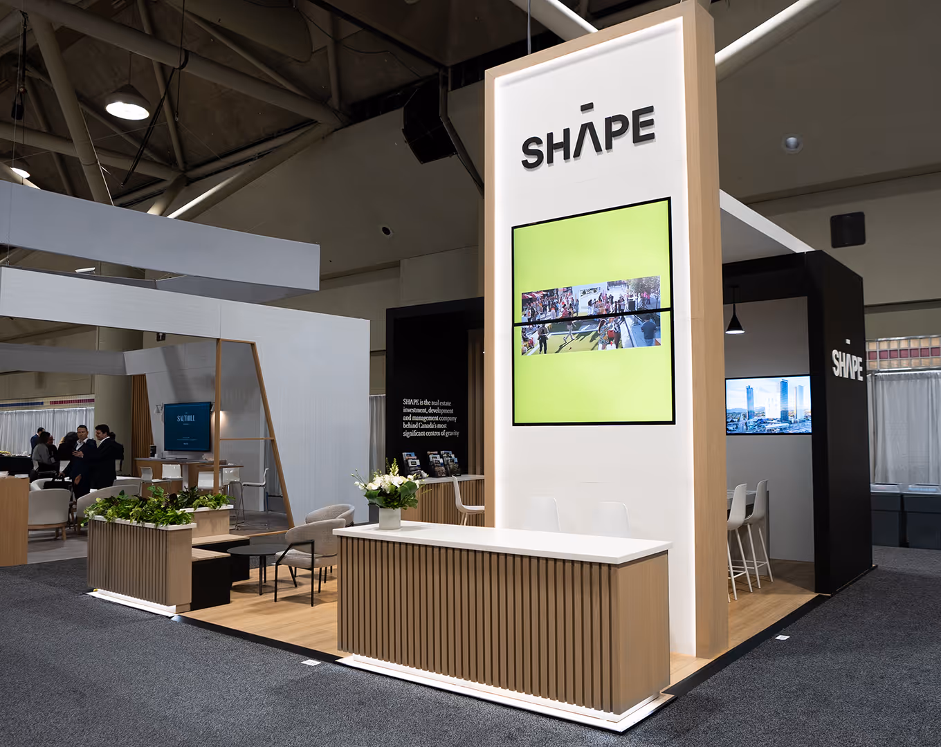 custom 20x20 real estate development trade show booth in Toronto