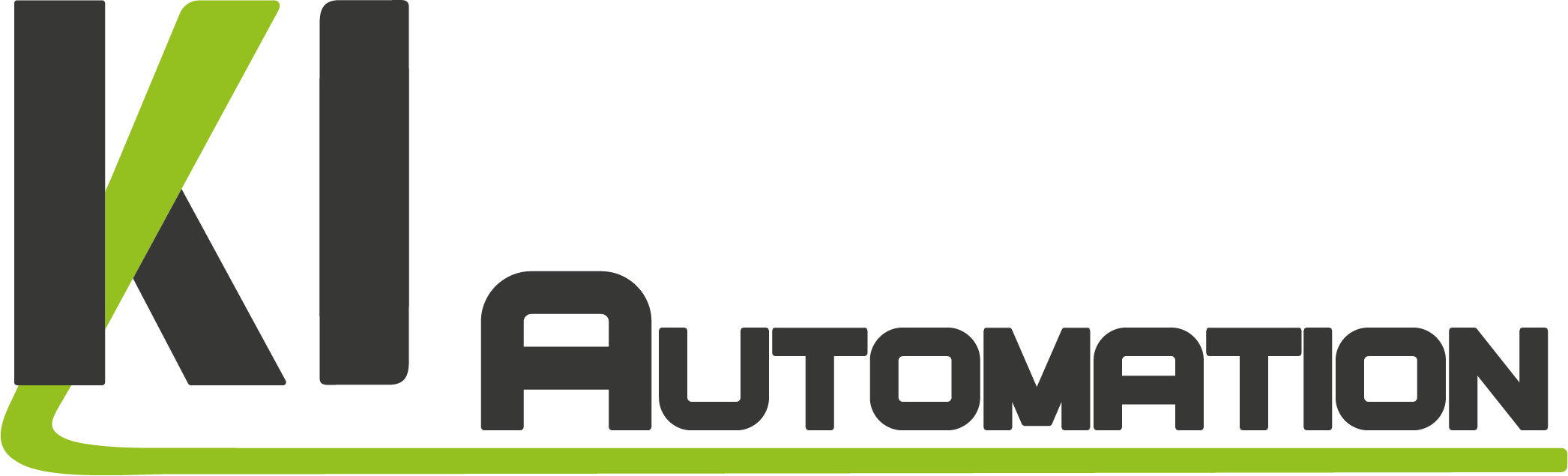 Kl-Logo mit grünem Akzent neben dem Wort Automation in schwarzer Schrift.