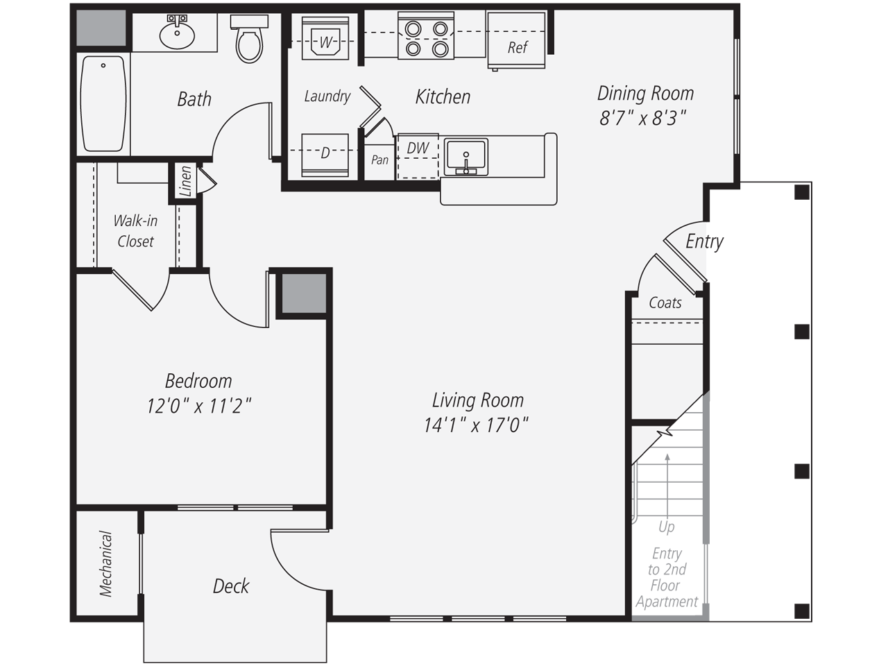 1 Bedroom Loft A2