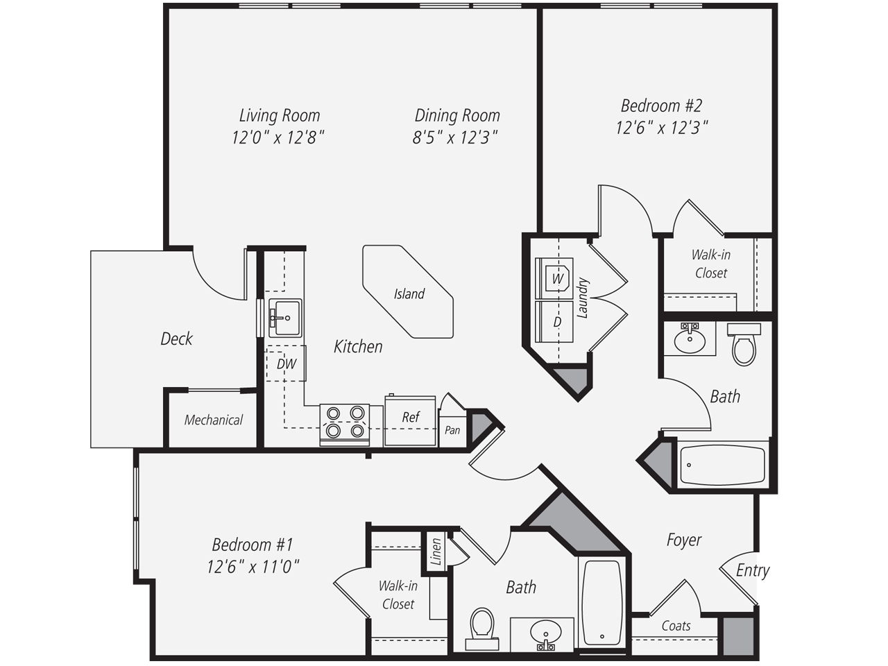 2 Bedroom Loft B4T