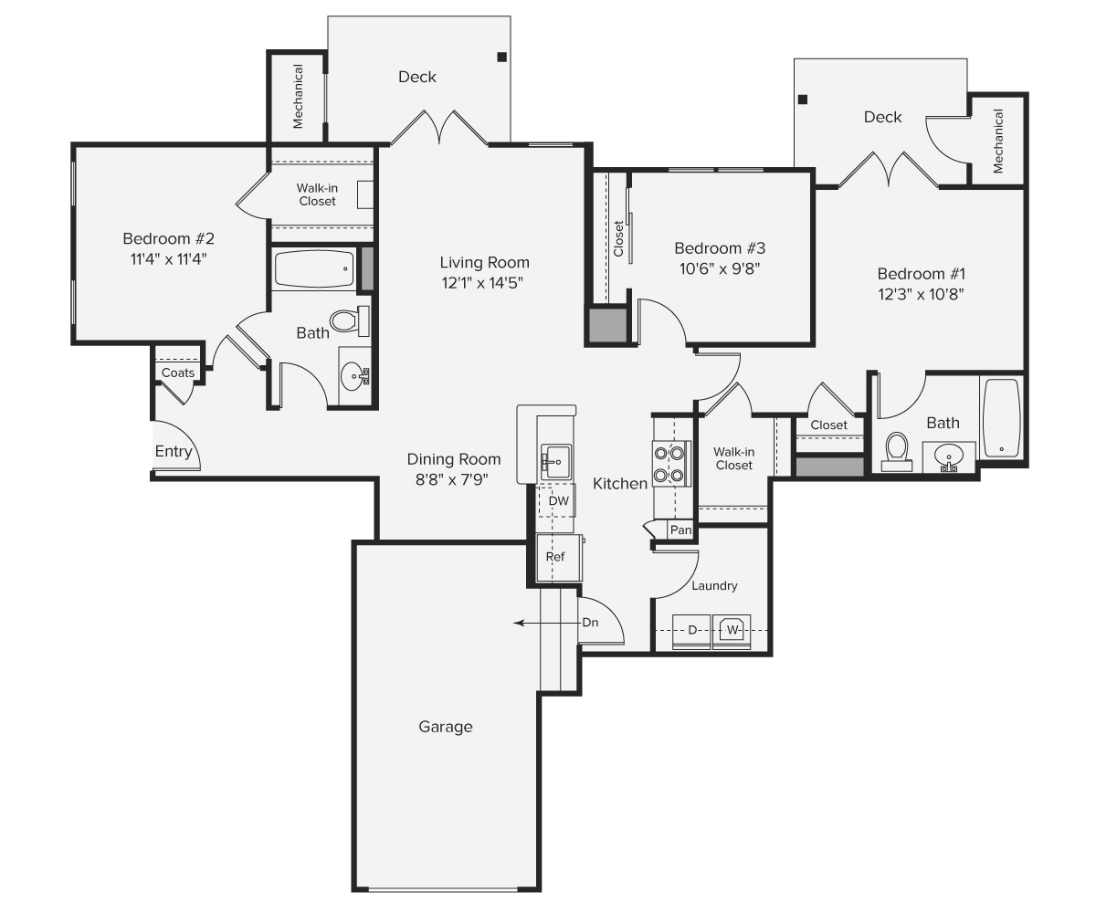 3 Bedroom C1G