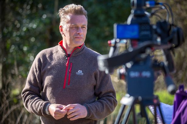 Outside broadcasting interview - Shows a person in front of a camera