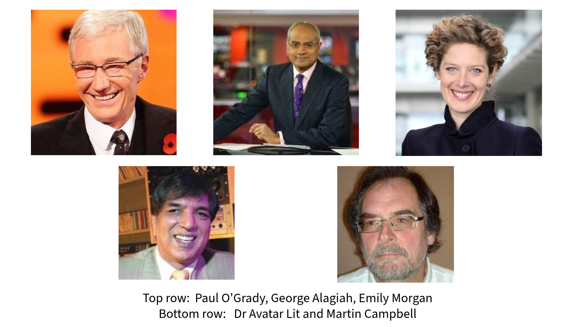 Images of the people who have died - Broadcast PR news