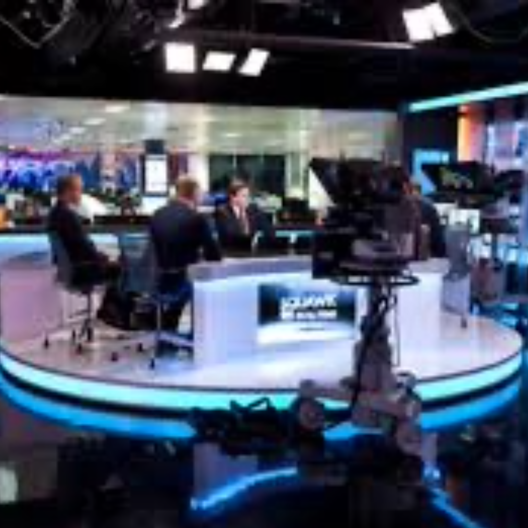 Behind the scenes look at a news show