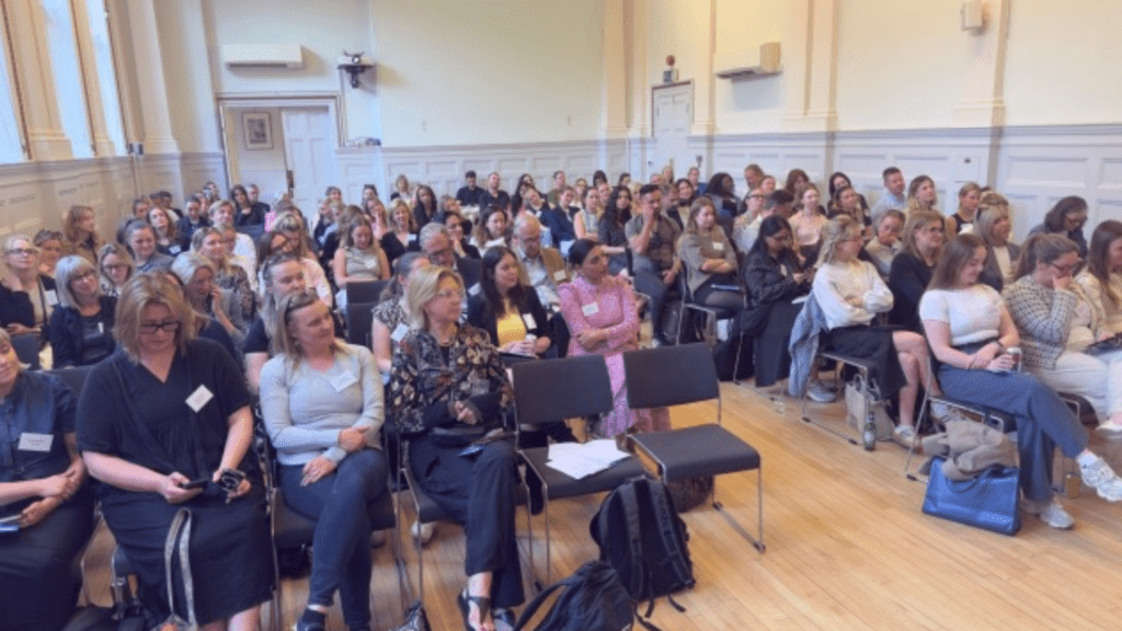 audience sitting down