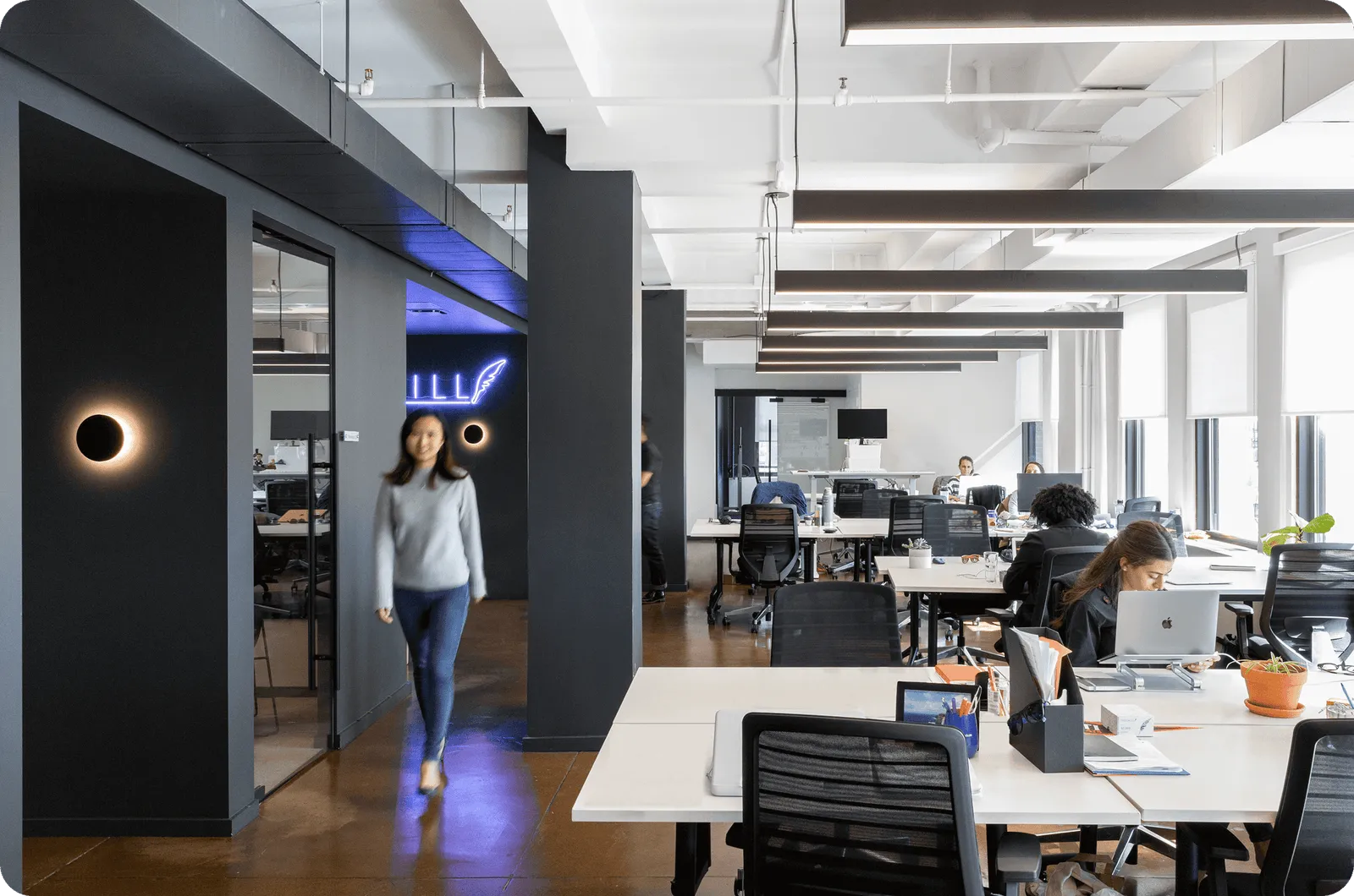 Interior view of the former FreeWill office.