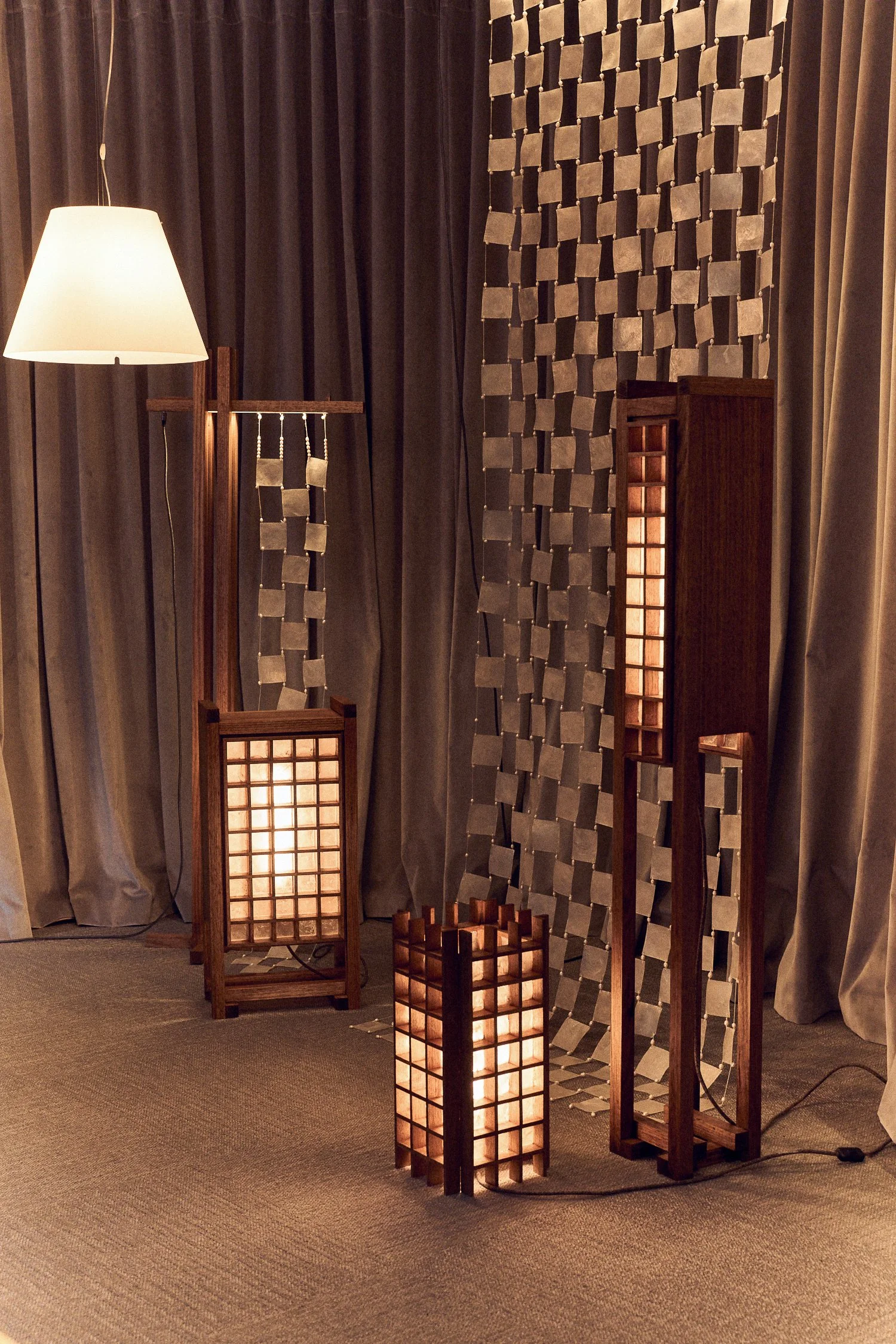 Grouping of decorative lighting fixtures