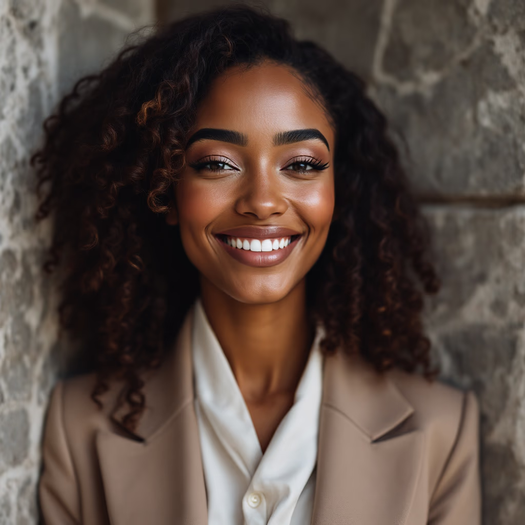 [headshot] image of a smiling customer (for a travel agency)