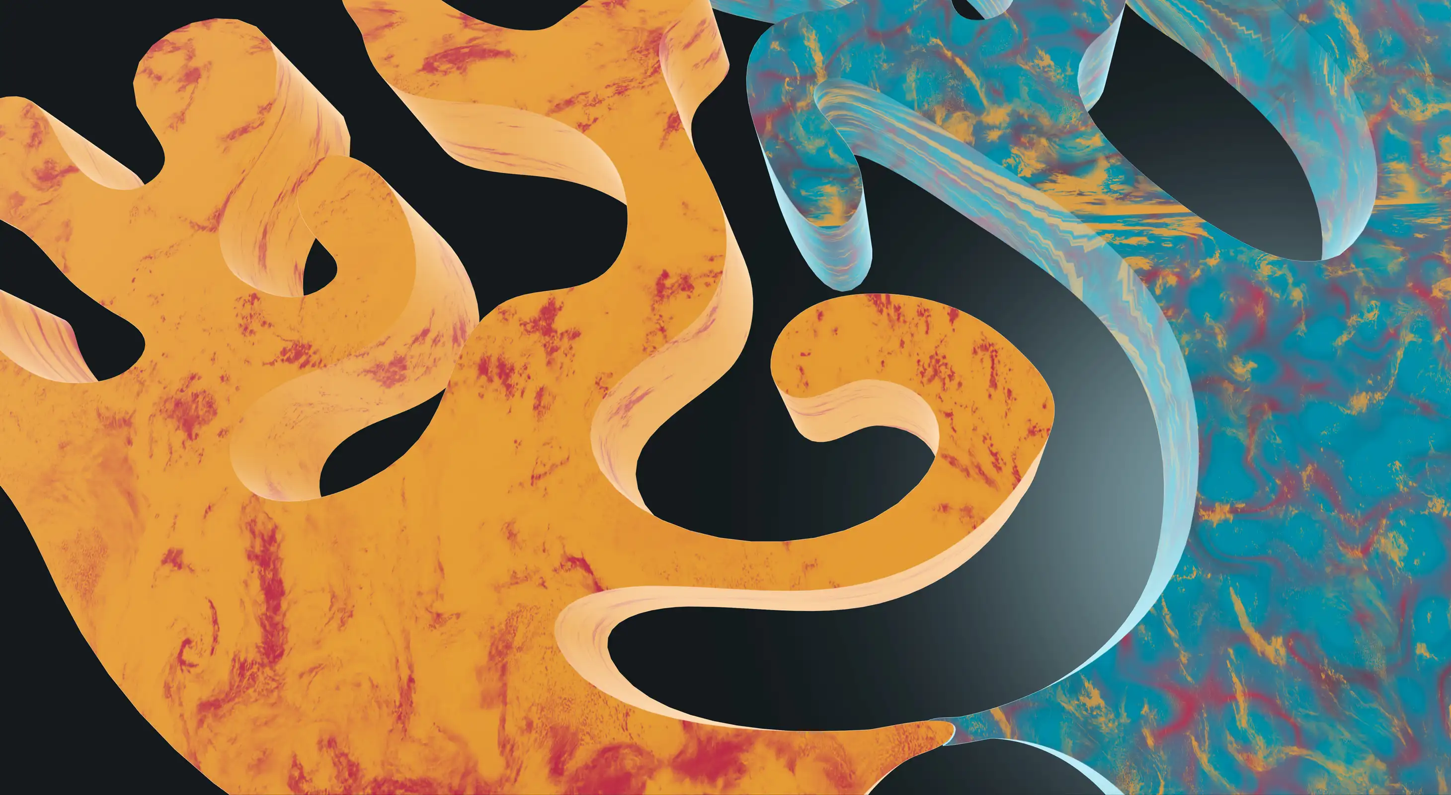 akoakoa logo in 3d closeup