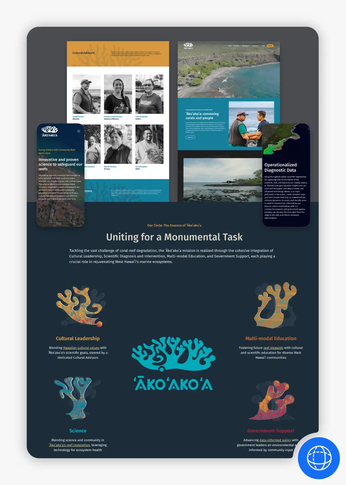composite of pages from akoakoa.org