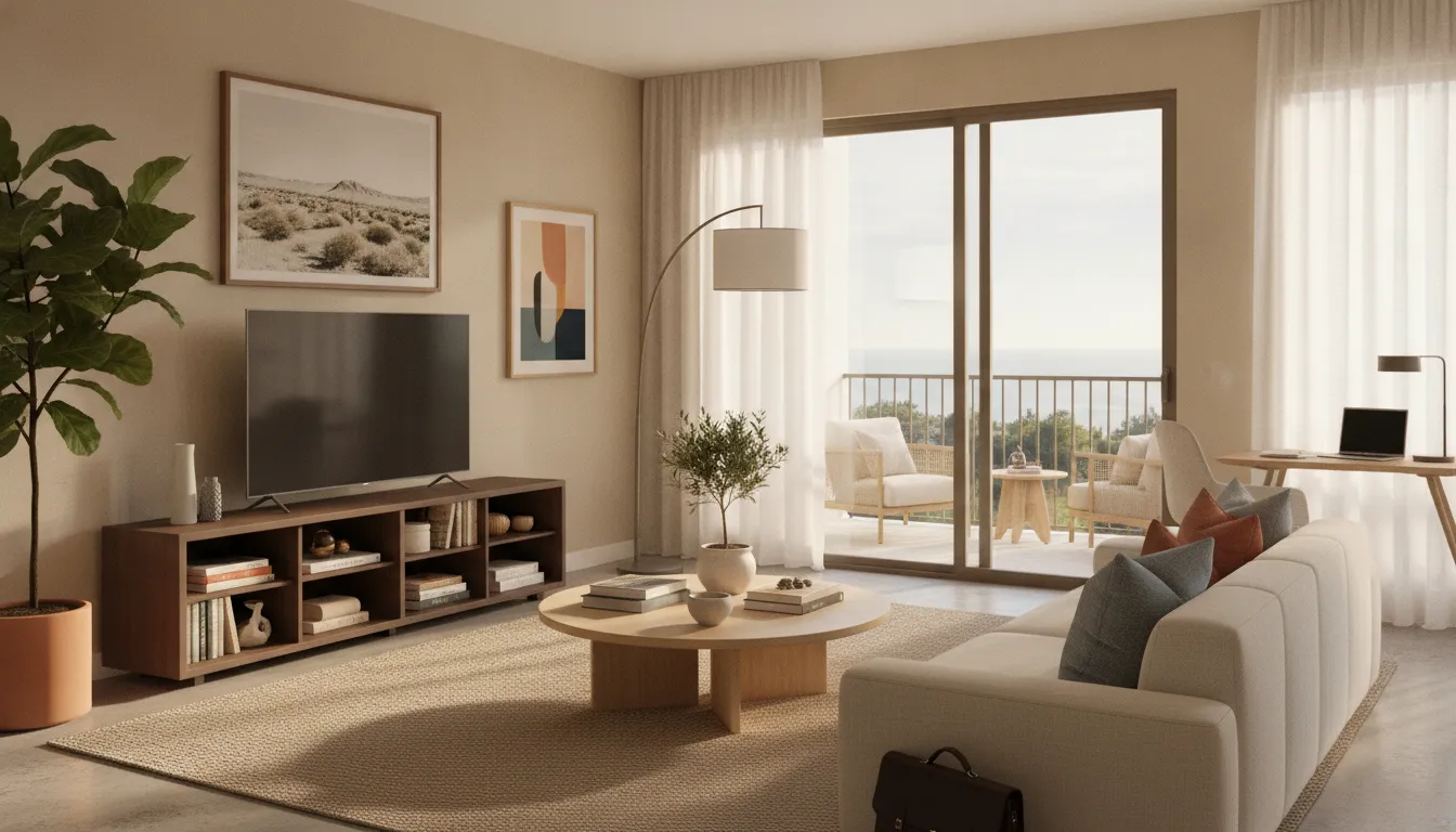 Furnished Southern California mid-term rental prepared for a monthly guest