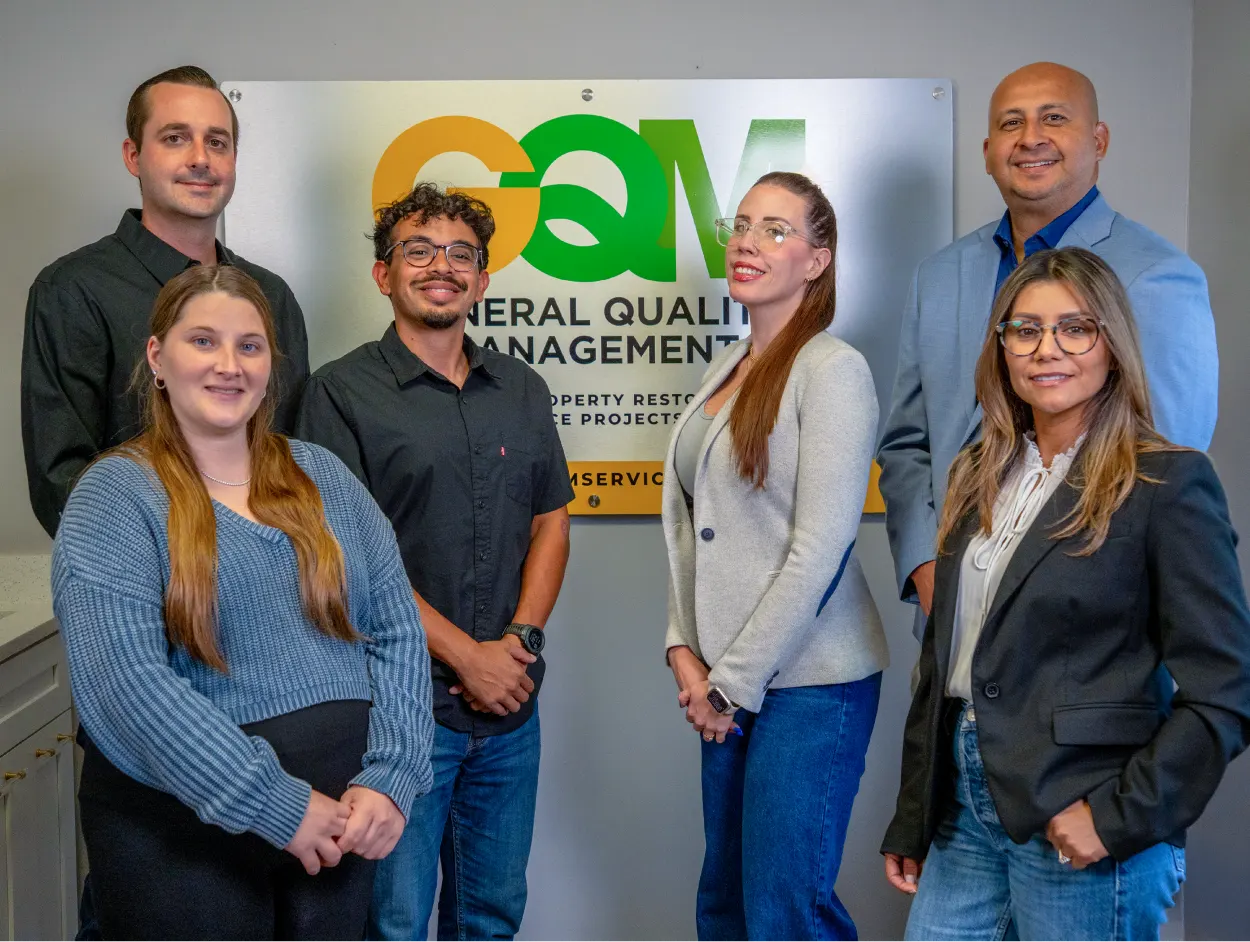The GQM Inc. leadership and management team delivering commercial construction, roofing, and compliance projects across Florida with integrity and expertise.