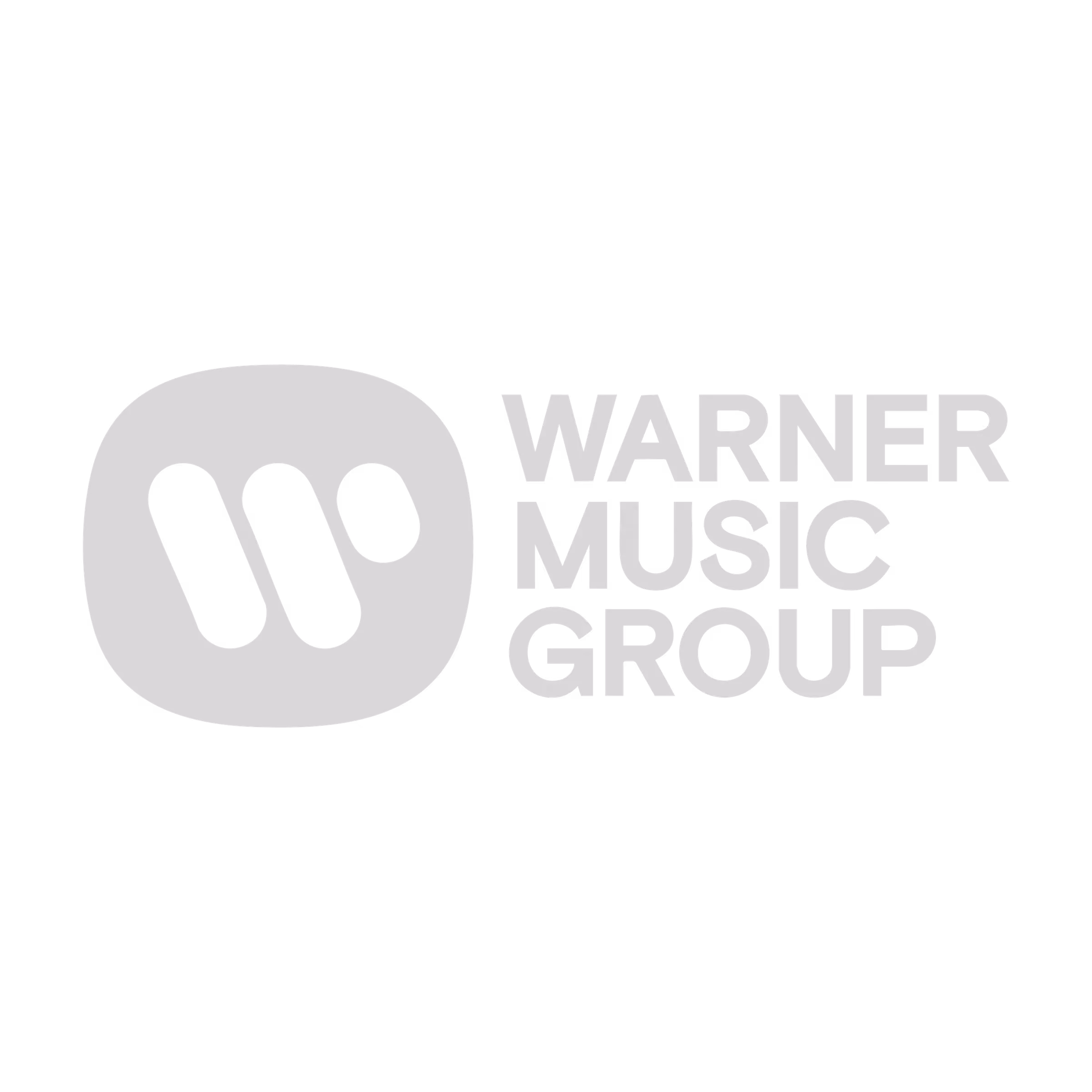 Warner Music Group logo with stylized W inside a rounded square.