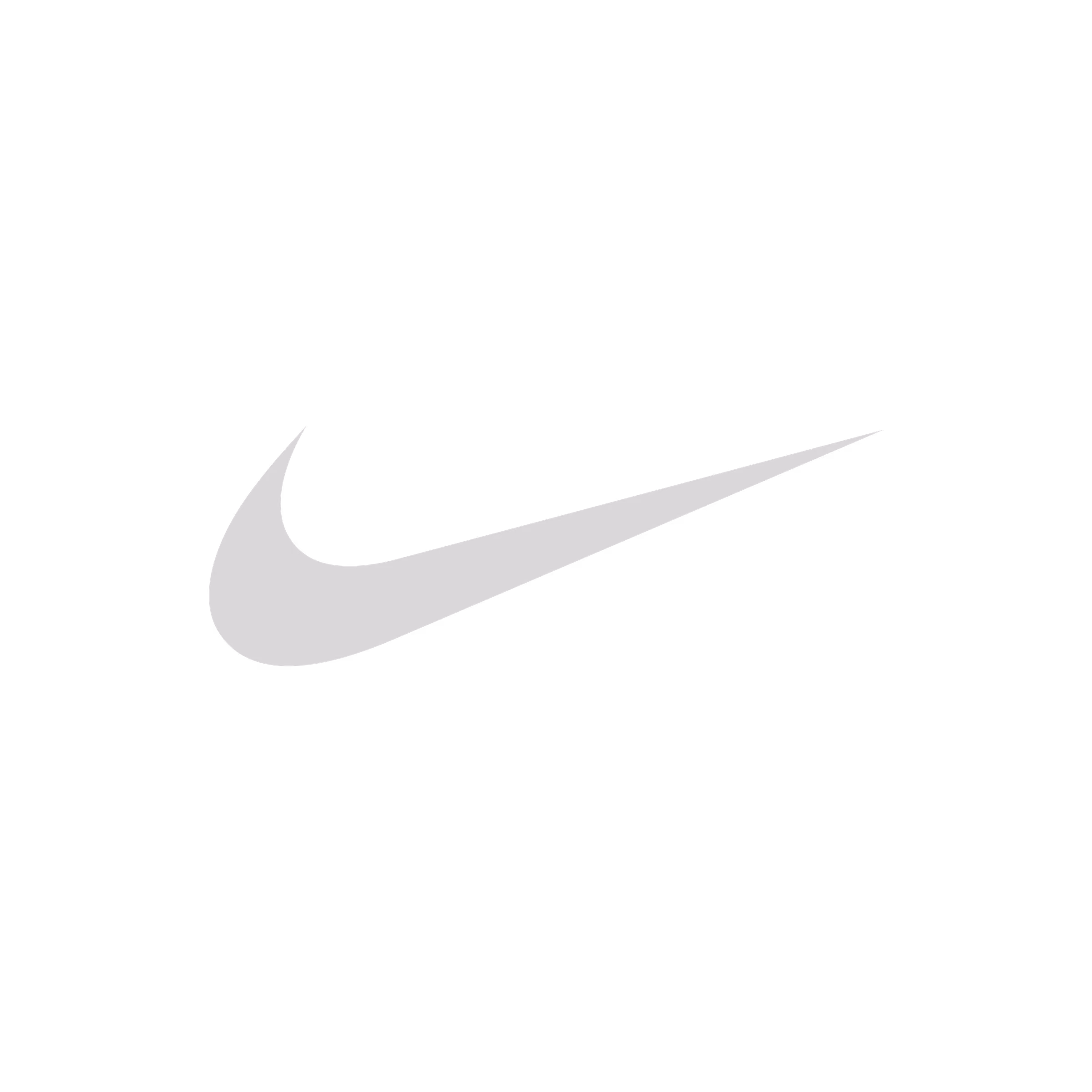 Grey Nike swoosh logo on a black background with horizontal lines extending from the tip.