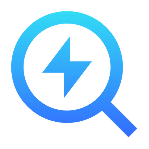 Icon of ai search speed