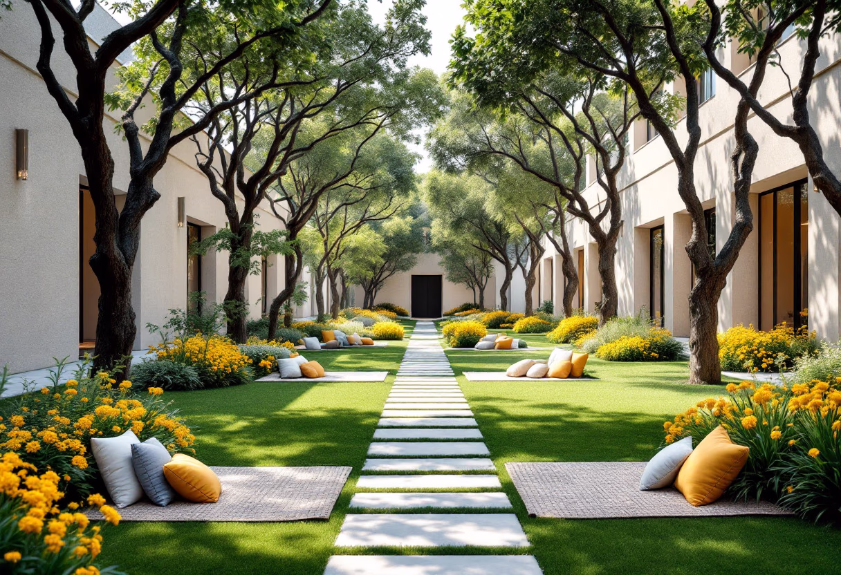 [background image] image of landscape (for a university)