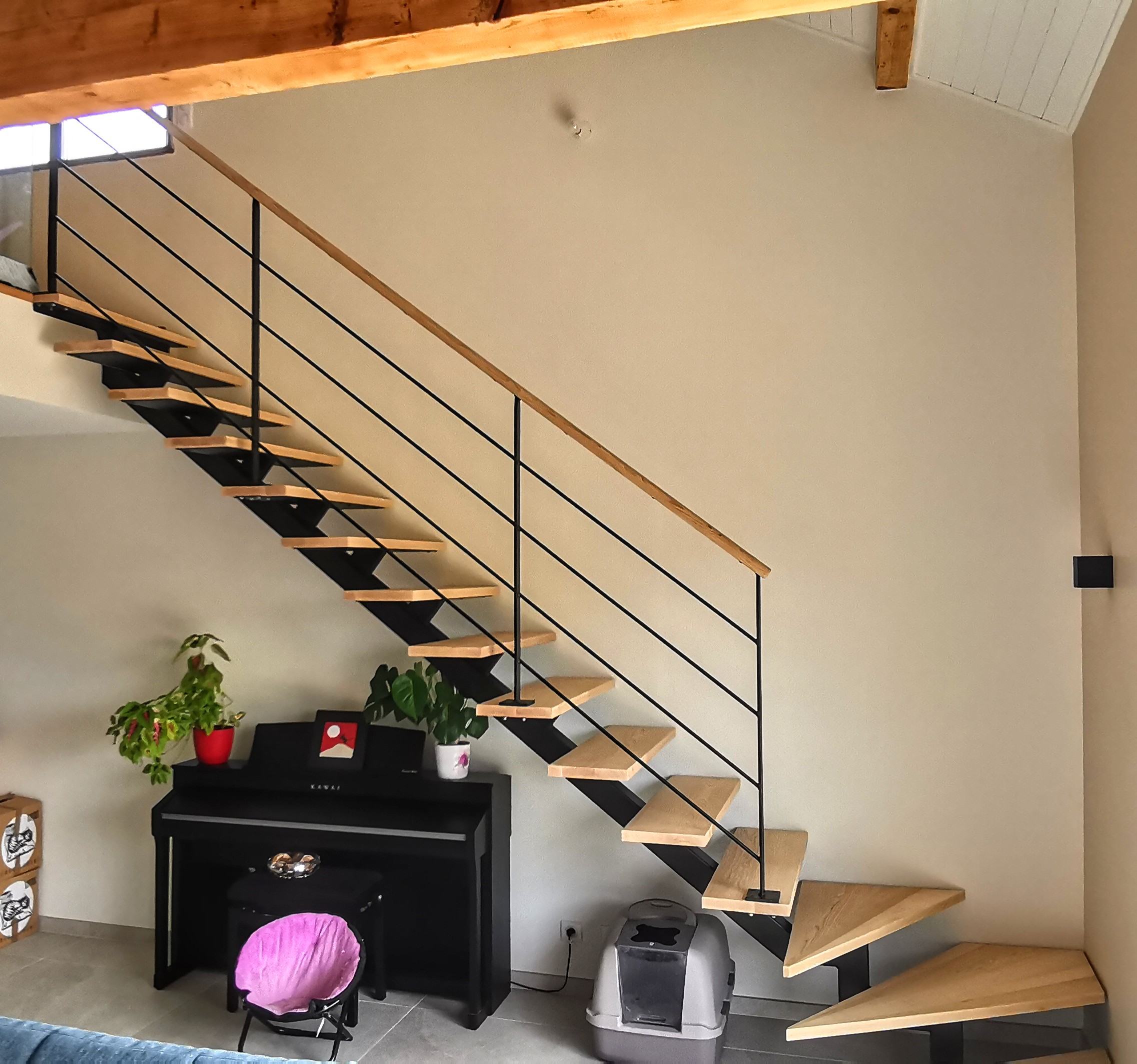 Escalier Verre Bois Intérieur
