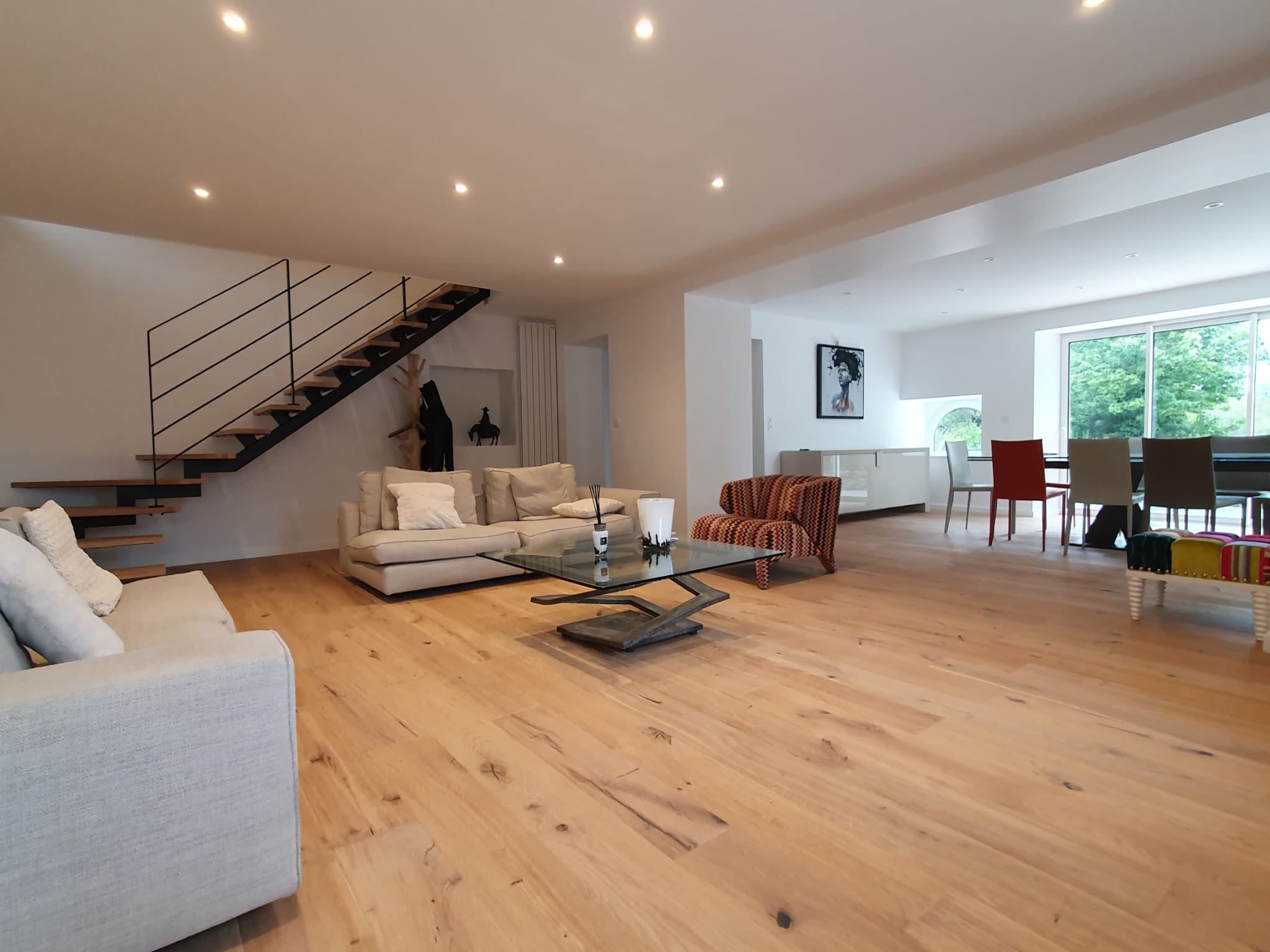Escalier Bois Métal Intérieur