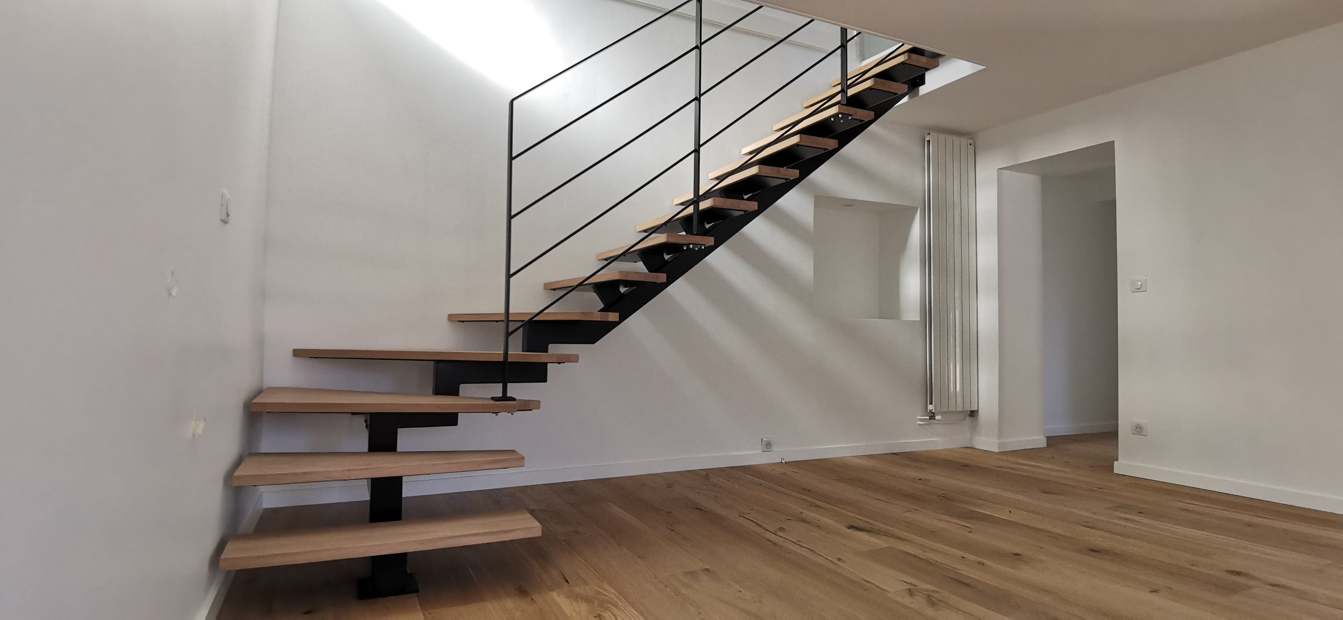 Escalier Bois Métal Intérieur