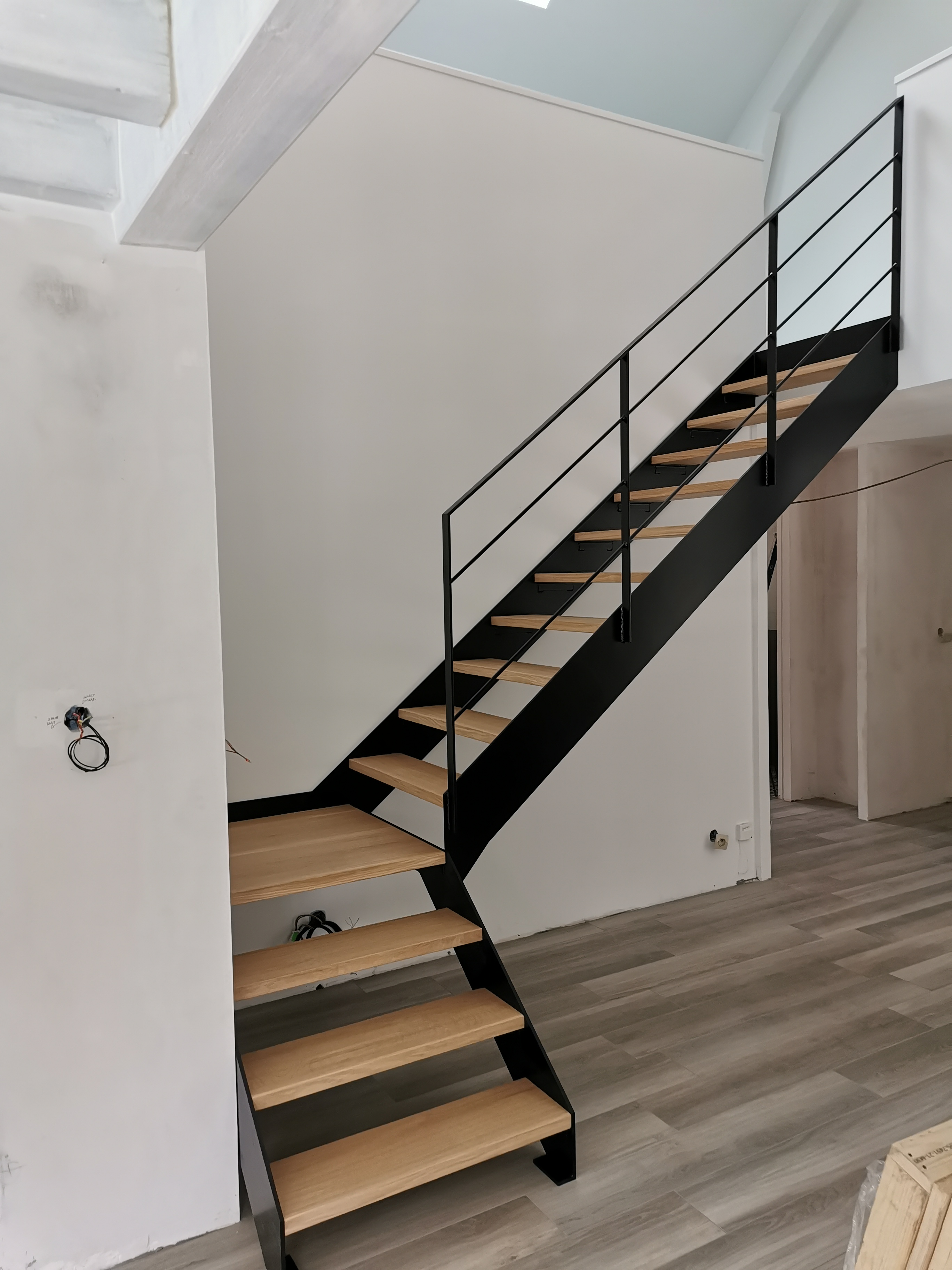 Escalier Bois Métal Intérieur