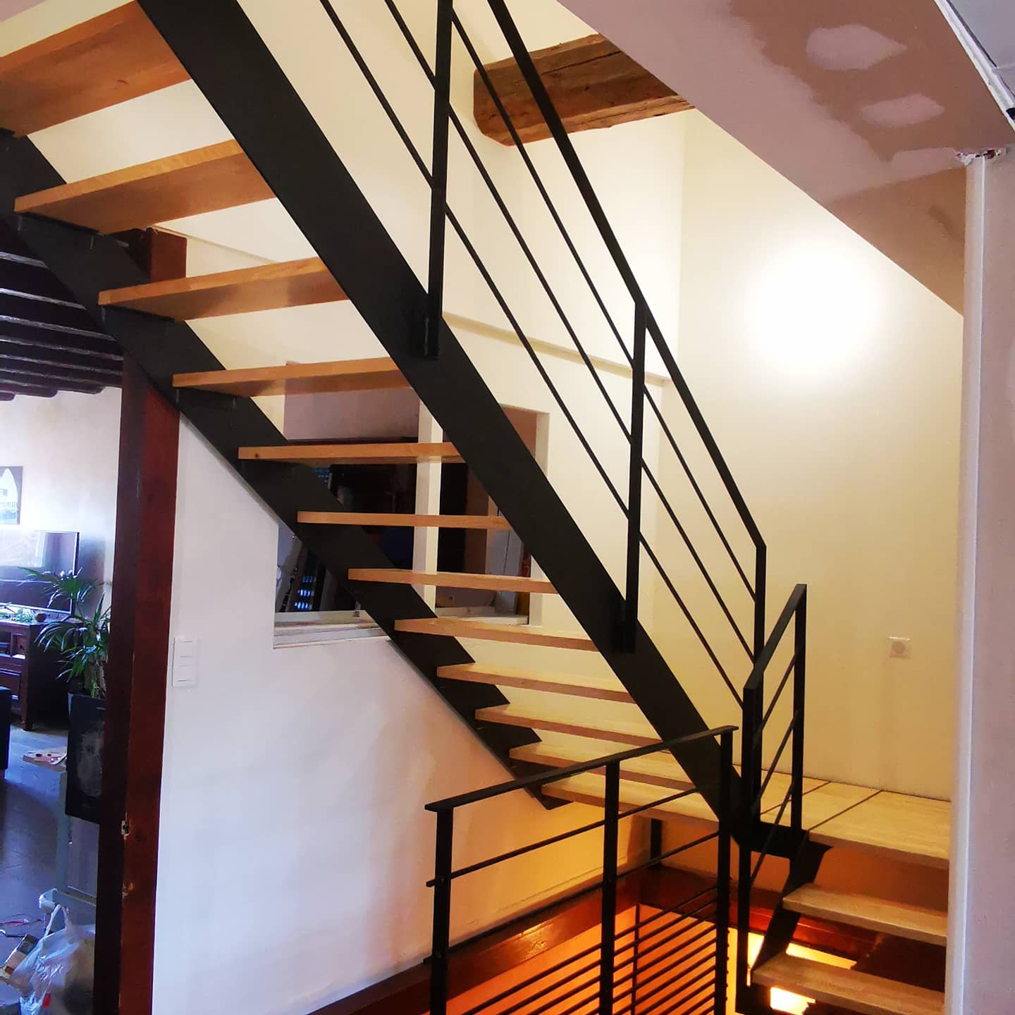 Escalier Bois Métal Intérieur