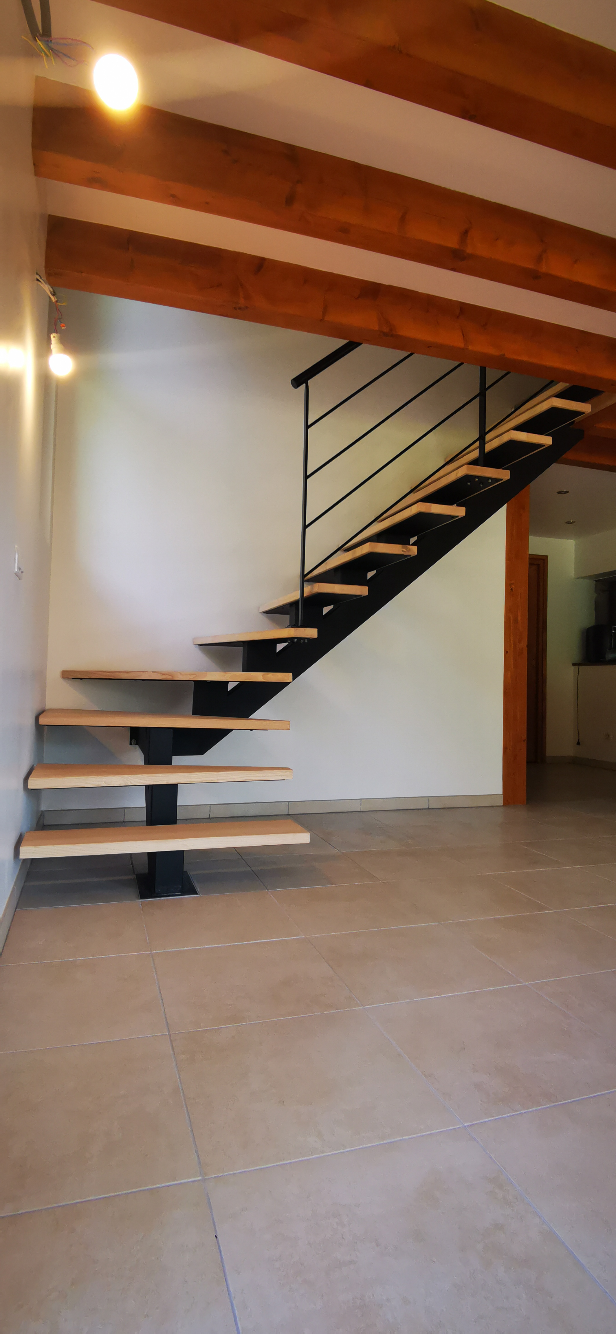 Escalier Bois Métal Intérieur