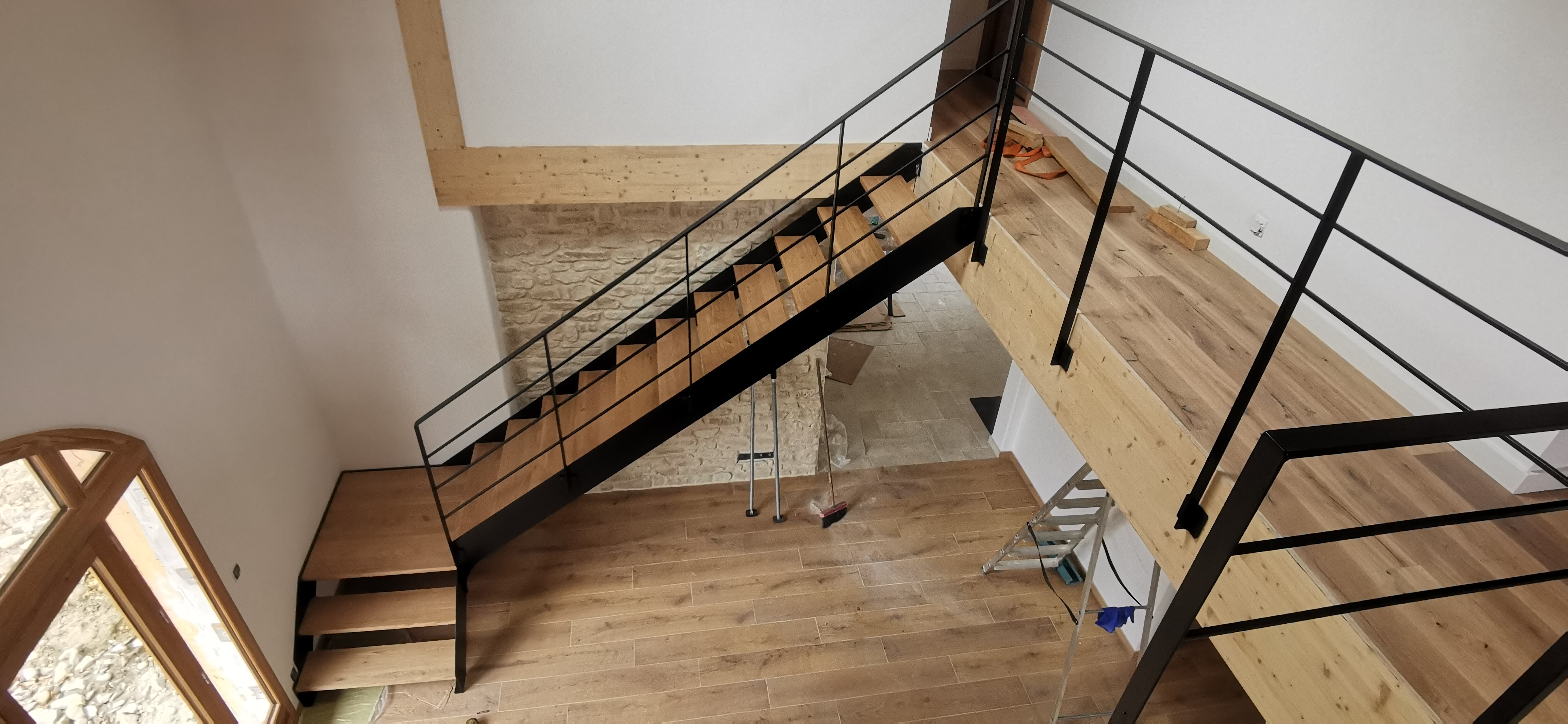 Escalier Bois Métal Intérieur