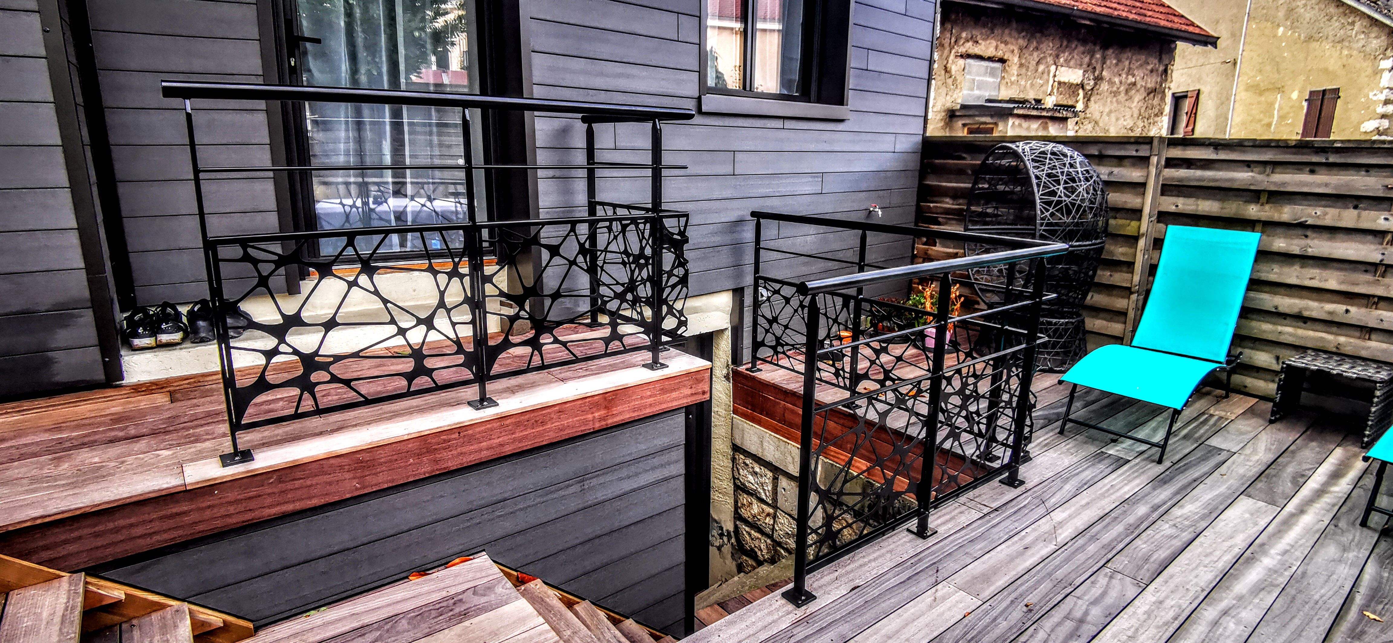 Garde-corps Métal Design Extérieur