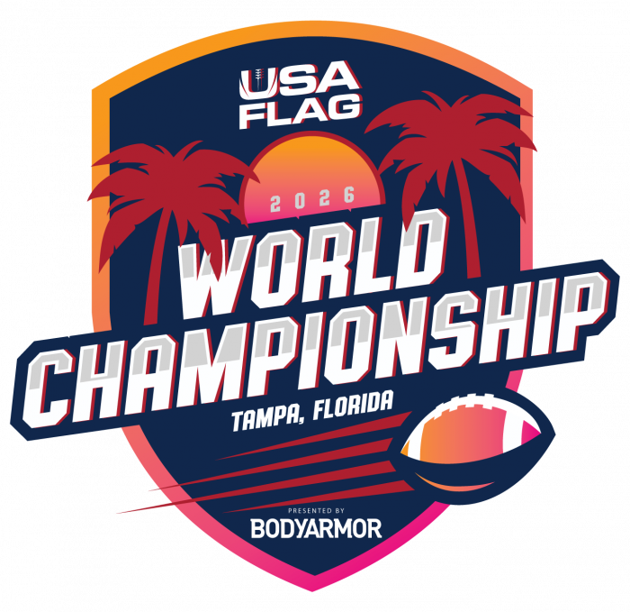 worlds flag football logo