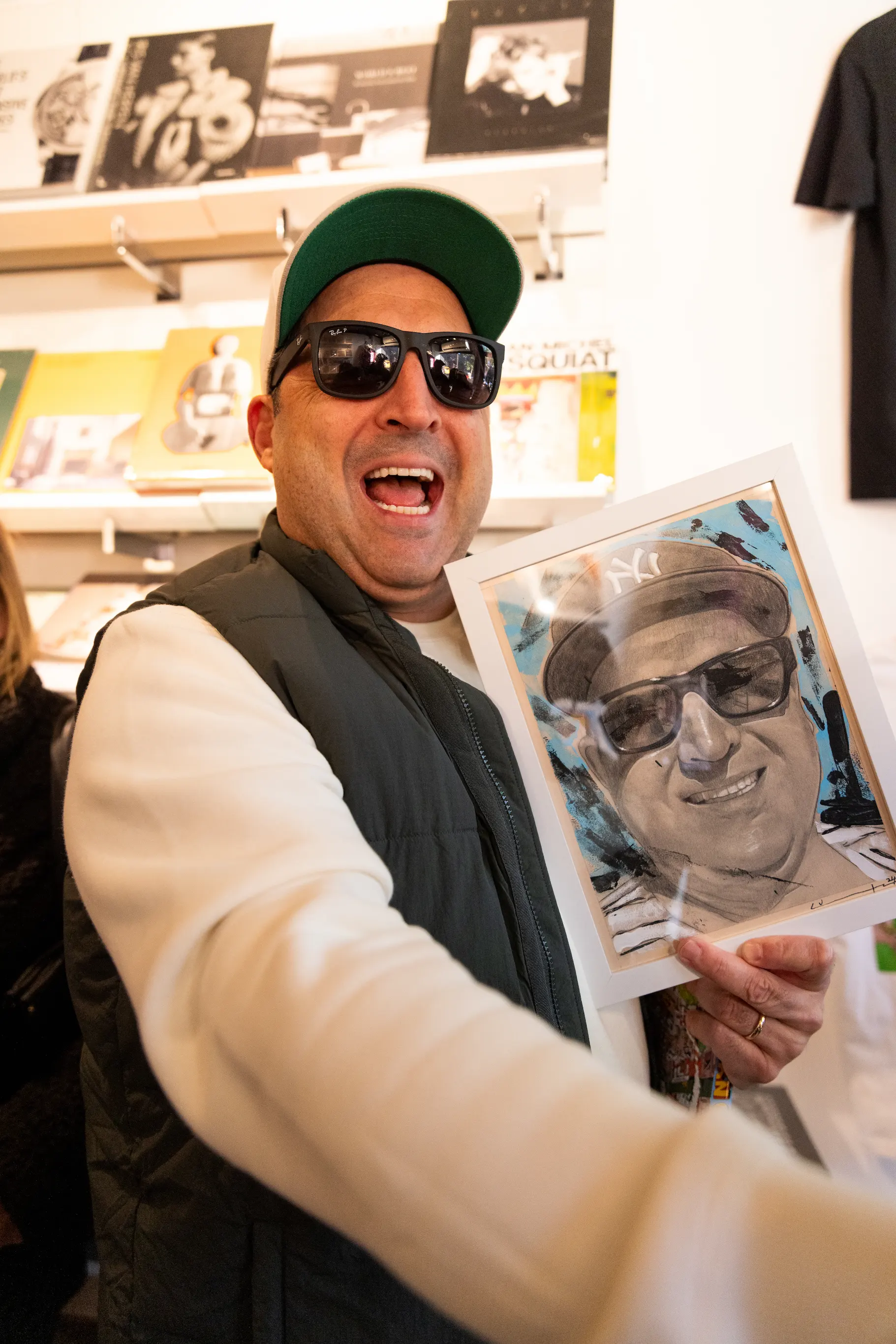 Fans reacting with excitement as New York Nico speaks at Casa Magazines — So & So Productions documentary photo.