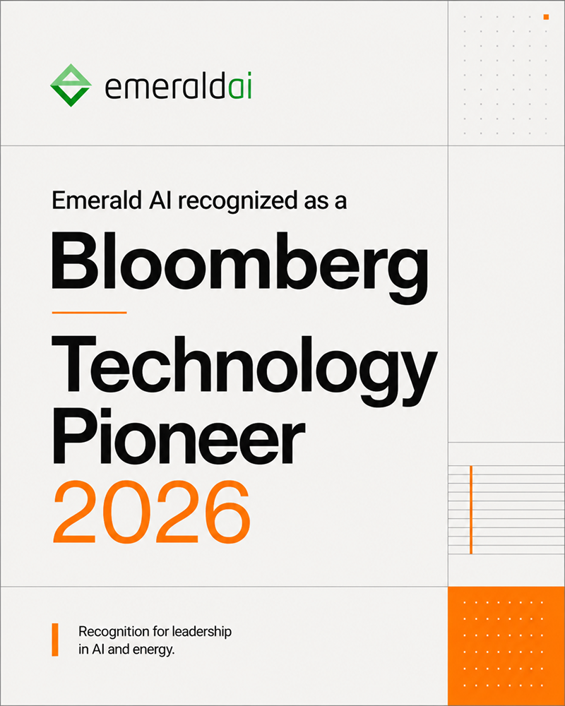 Emerald AI recognised as a Bloomberg Technology Pioneer 2026